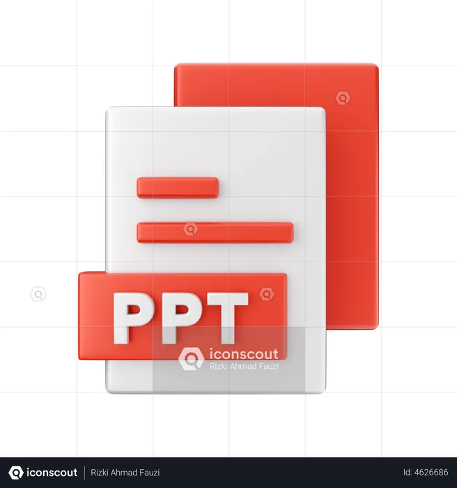 Archivo ppt  3D Illustration