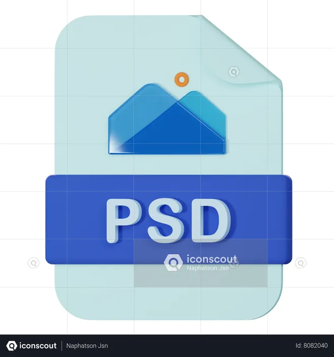 Archivo psd  3D Icon