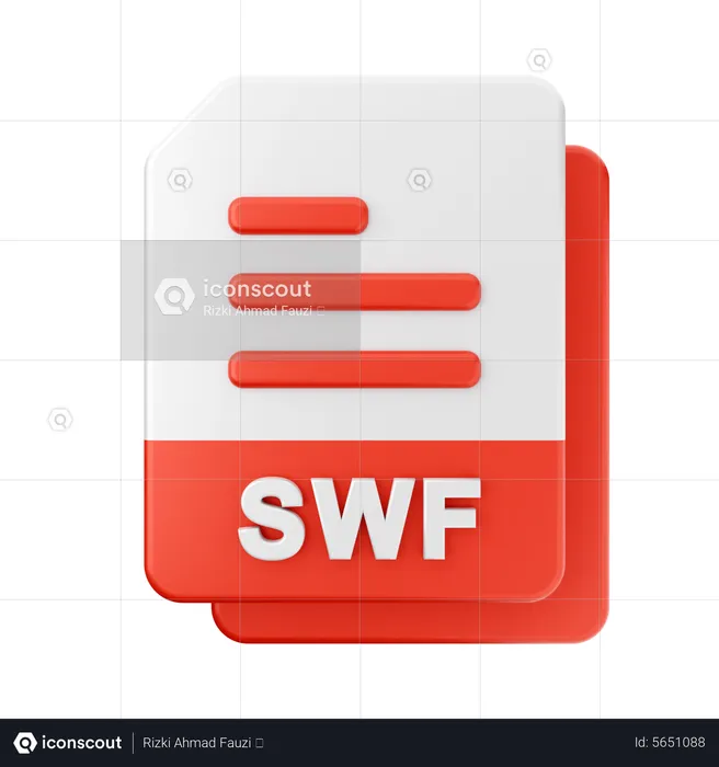 Archivo swf  3D Icon