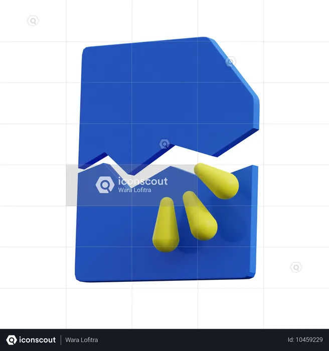 Archivo vacío  3D Icon