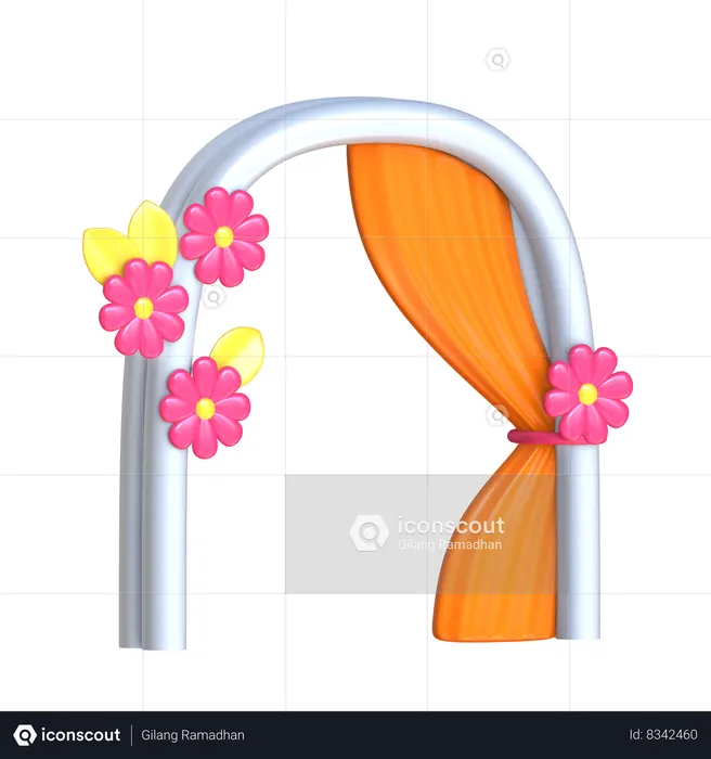 Arco de casamento  3D Icon
