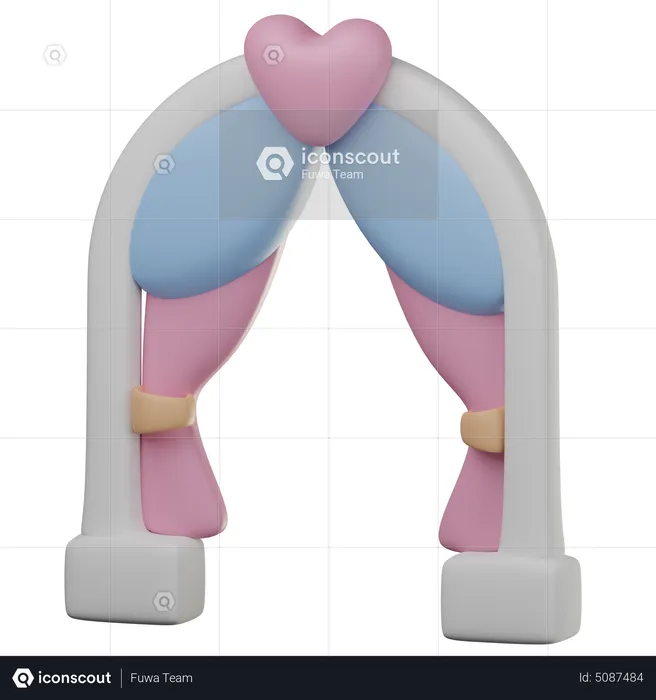 Arco de casamento  3D Icon