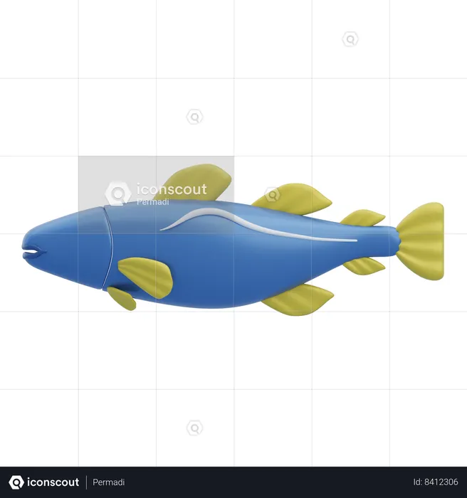 Arctic Cod  3D Icon
