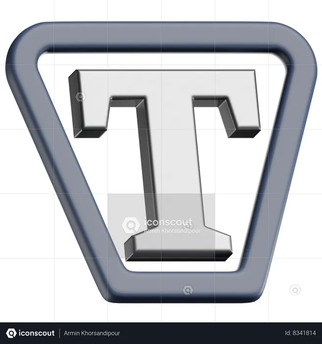 Area Type  3D Icon