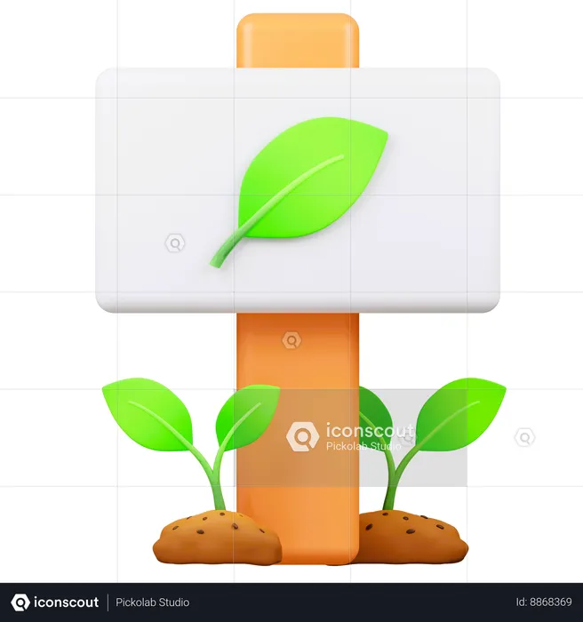 Área verde  3D Icon