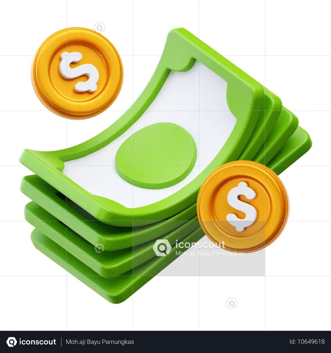 Argent  3D Icon