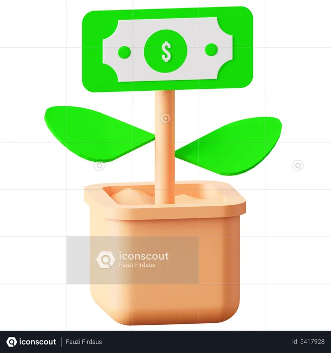 Investissement monétaire  3D Icon