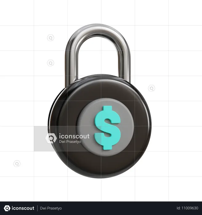 Sécurité financière  3D Icon