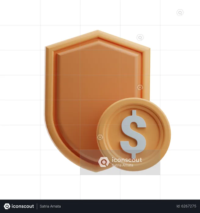 Sécurité financière  3D Icon