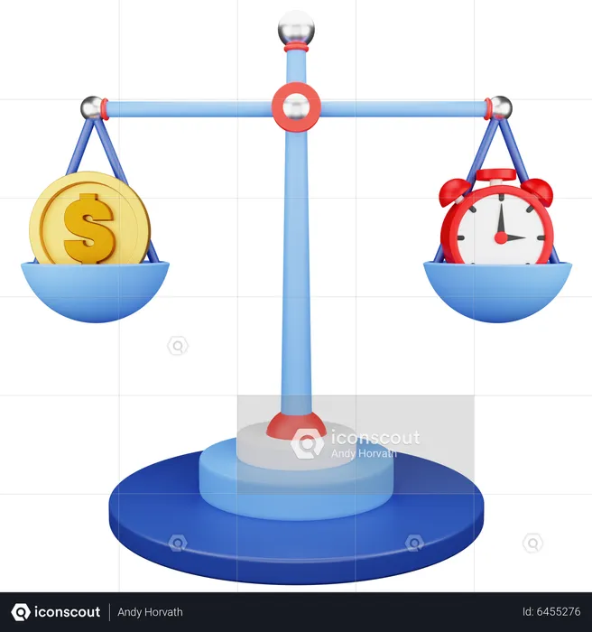 Solde Argent-Temps  3D Icon