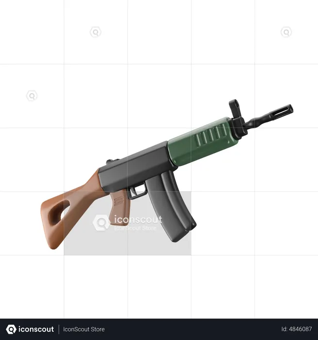 Arma de fogo  3D Icon