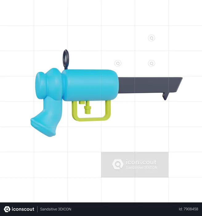 Arma de pesca submarina  3D Icon