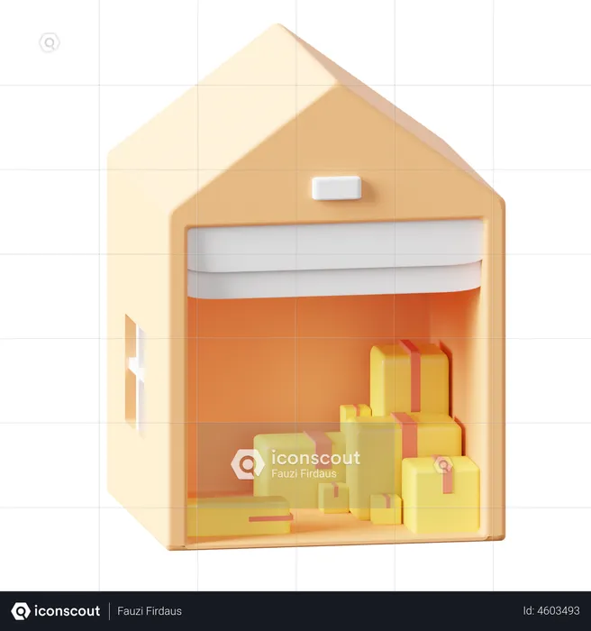 Armazém  3D Icon