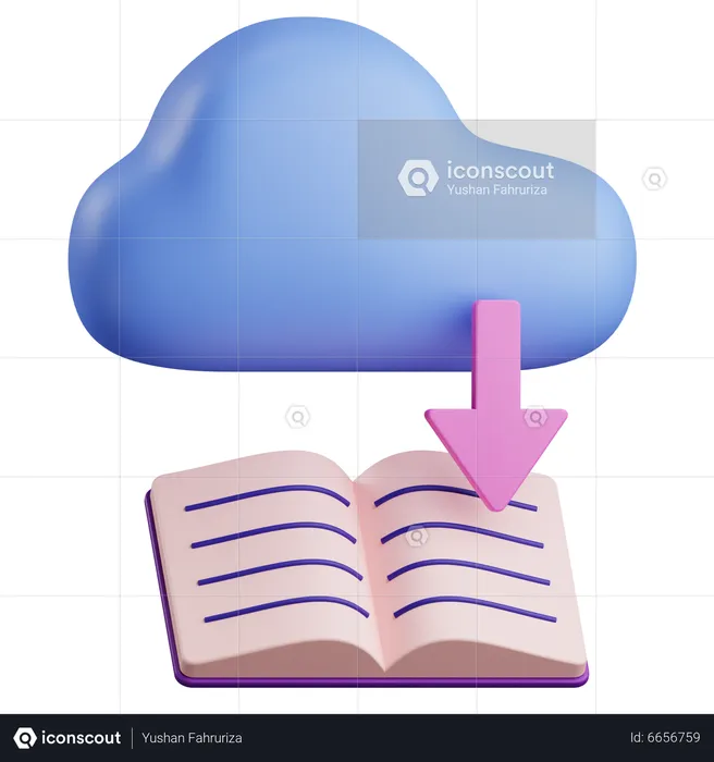 Armazenamento na núvem  3D Icon