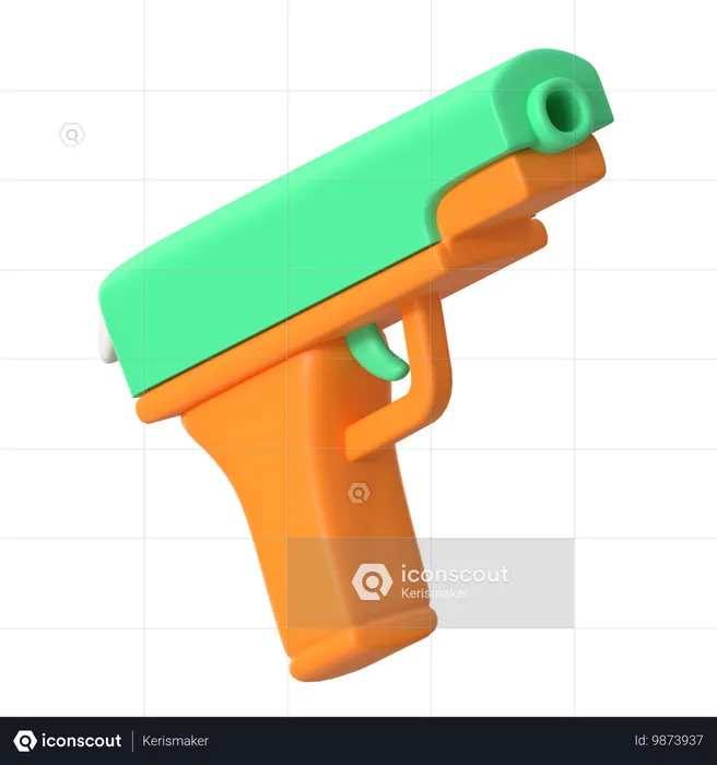 Pistolet  3D Icon