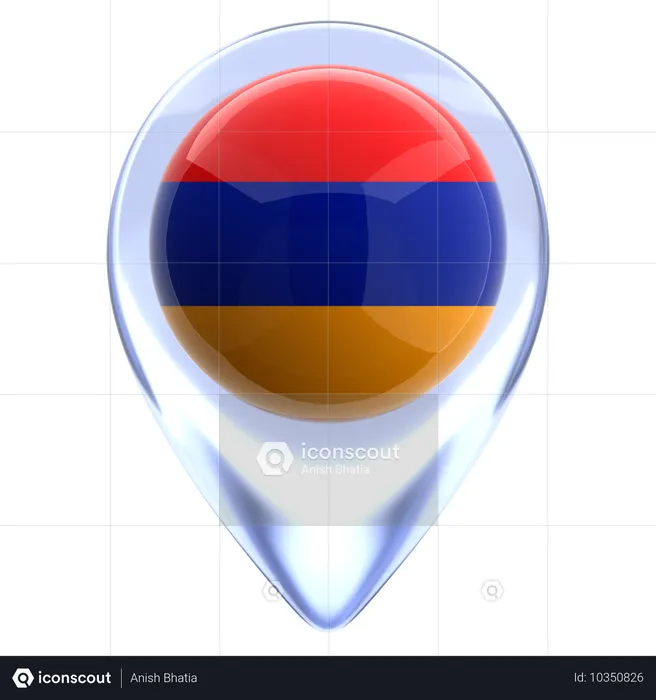 アルメニア Flag 3D Icon