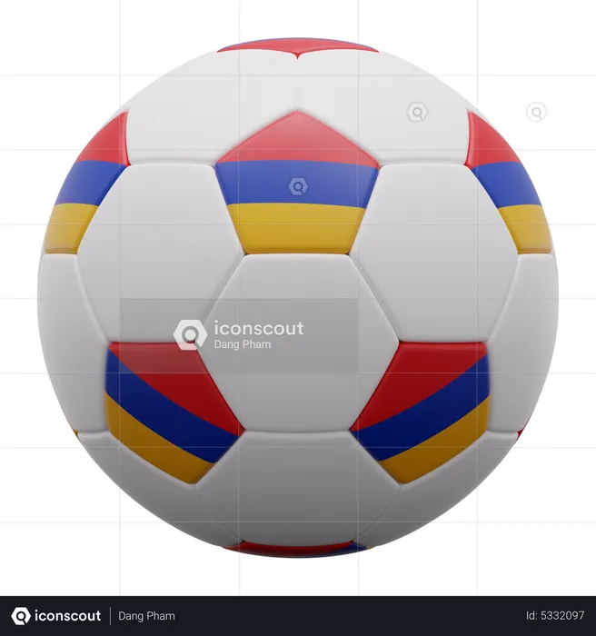 Ballon d'Arménie Flag 3D Icon