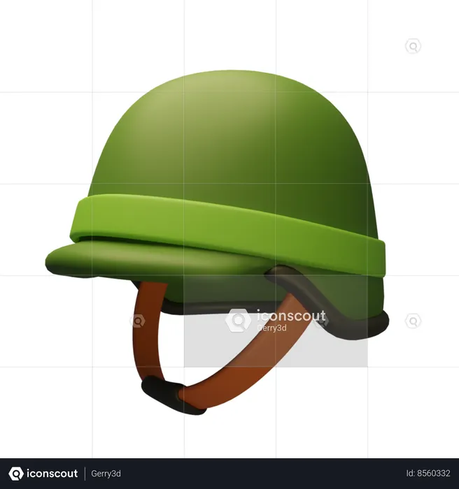 Army Helmet  3D Icon