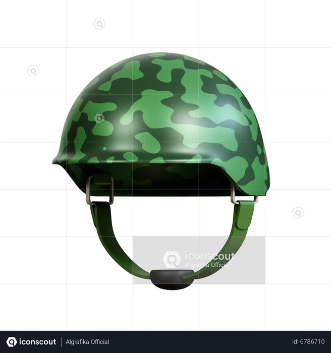 Army Helmet  3D Icon