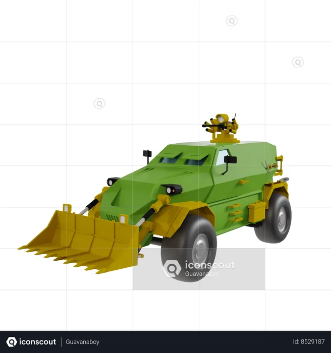 Army Vehicle  3D Icon
