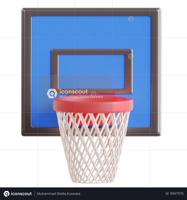 Aro de baloncesto  3D Icon