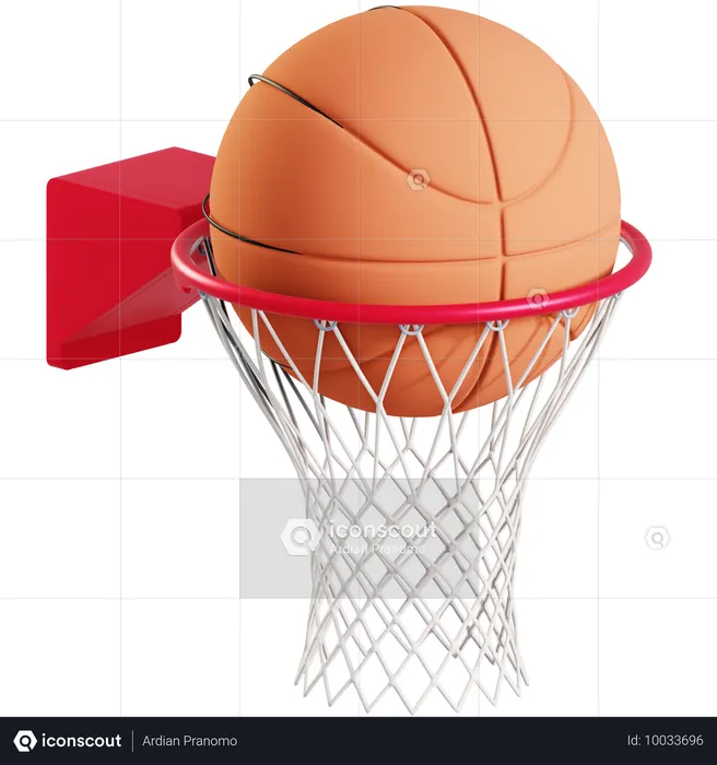 Aro de baloncesto  3D Icon