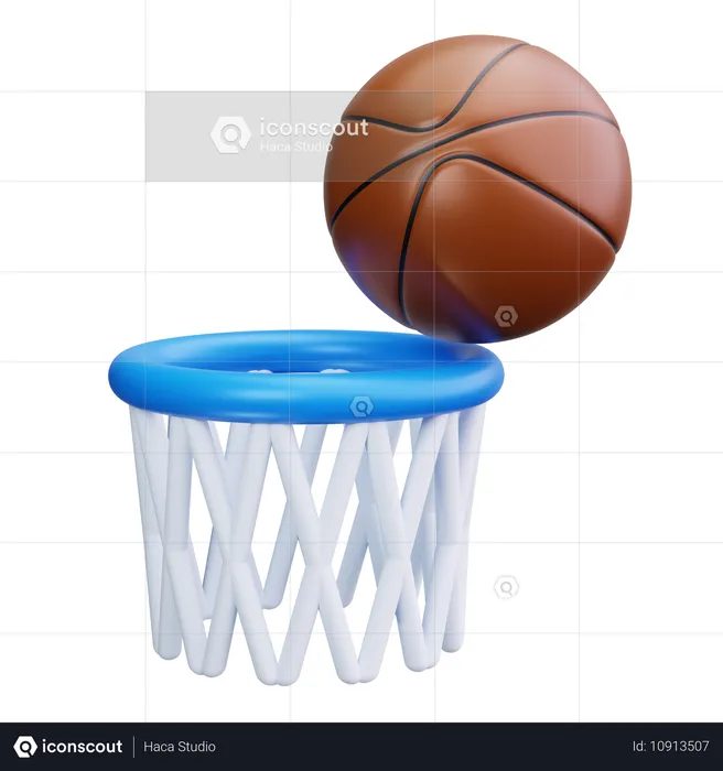 Aro de baloncesto  3D Icon