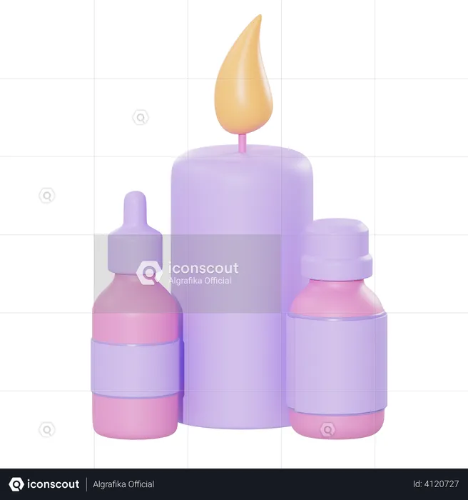 Aroma Therapy  3D Illustration