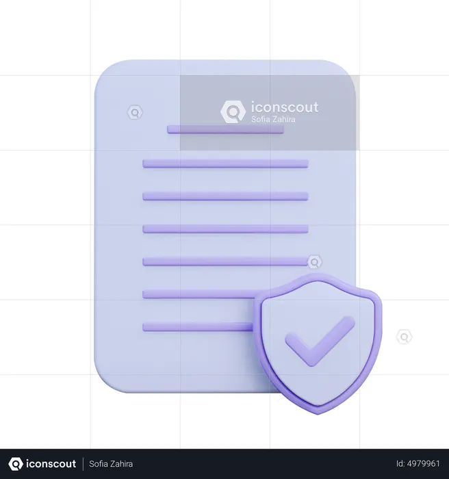 Arquivar documento  3D Icon