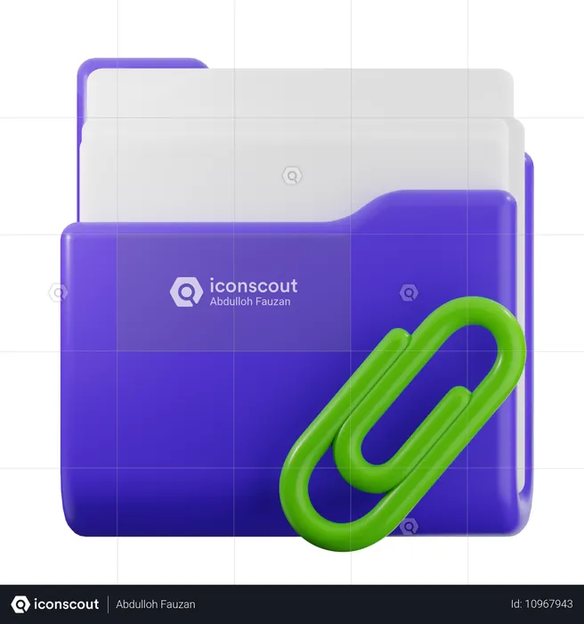 Arquivo anexo  3D Icon