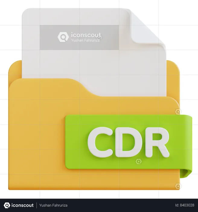 Arquivo cdr  3D Icon