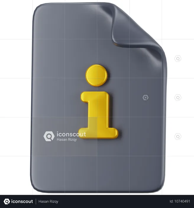 Arquivo de informações  3D Icon