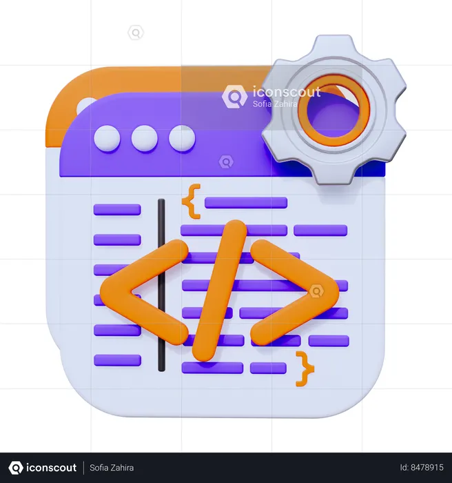 Arquivo de programação  3D Icon