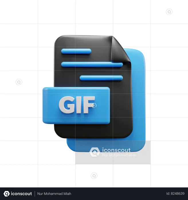 Arquivo gif  3D Icon