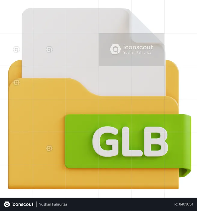 Arquivo glb  3D Icon