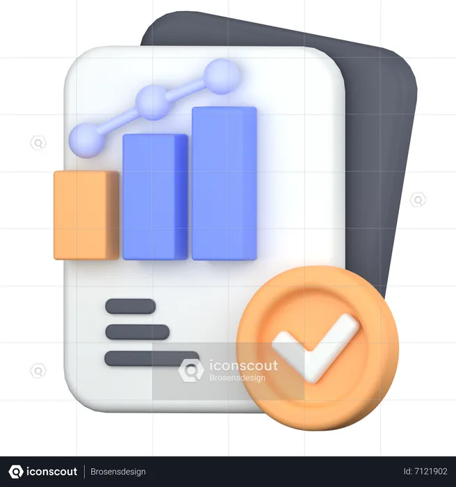 Gráfico de arquivo  3D Icon