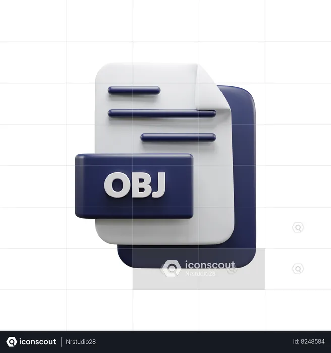 Arquivo obj  3D Icon