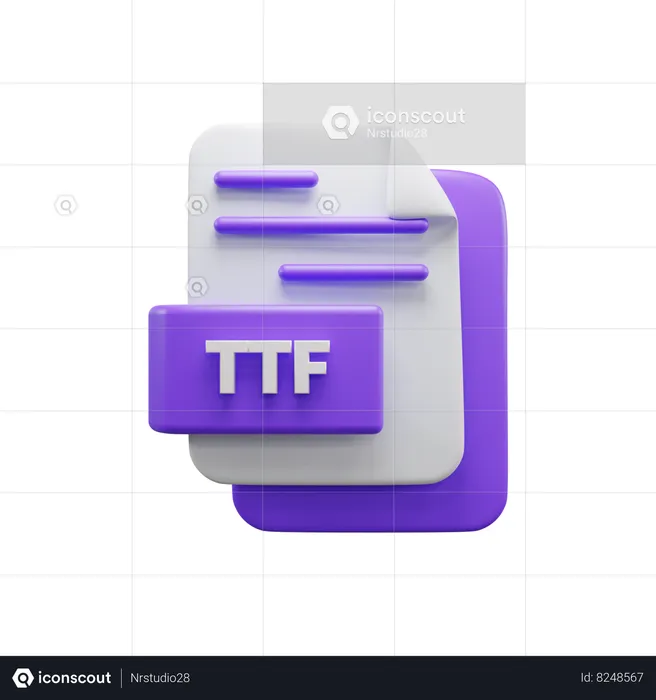 Arquivo tf  3D Icon