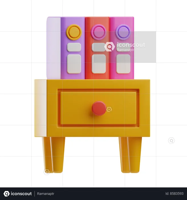 Arquivos de negócios  3D Icon