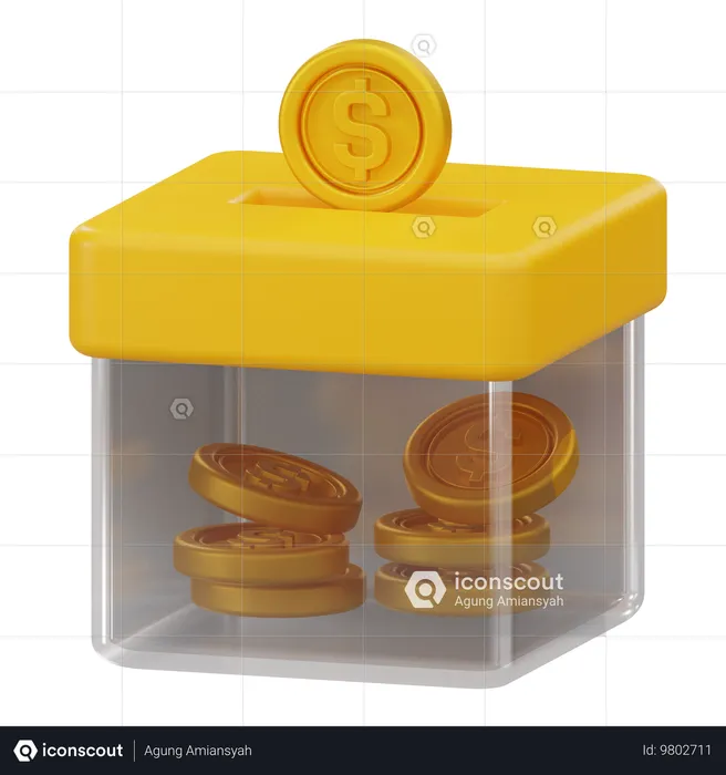 Arrecadação de fundos políticos  3D Icon