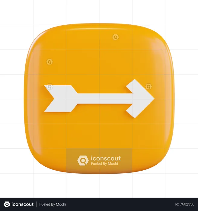 Arrow Button  3D Icon