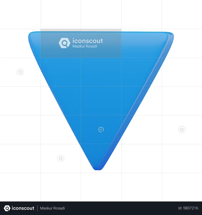 Arrow Down  3D Icon