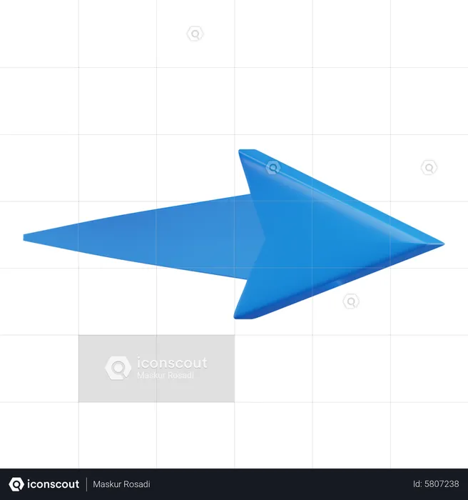 Arrow Right  3D Icon