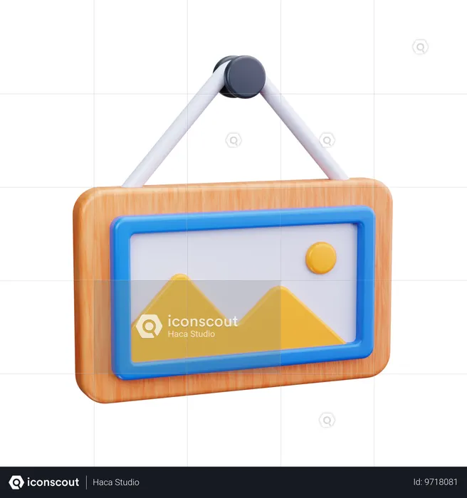 Art Board  3D Icon