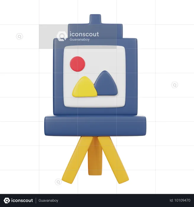 Art Board  3D Icon