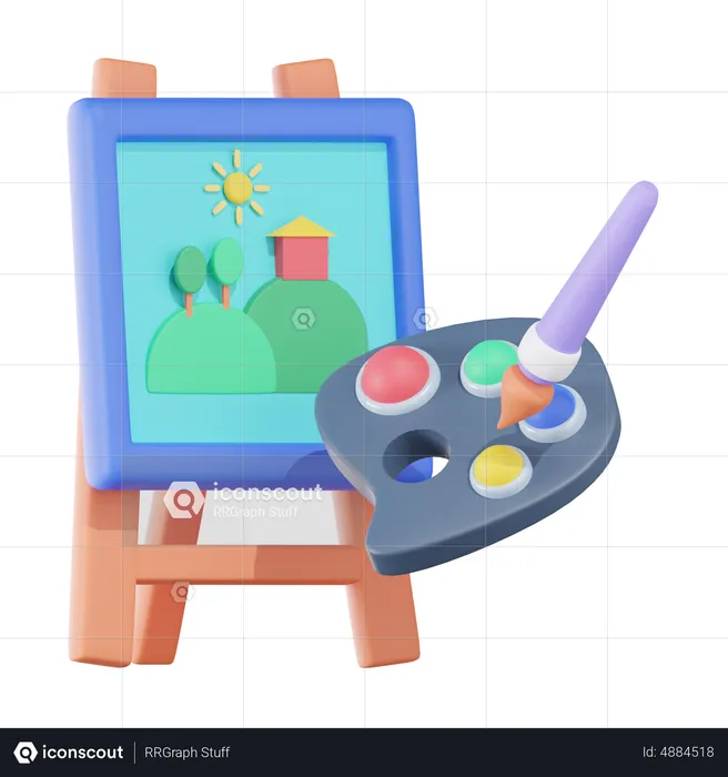 Art Class  3D Icon