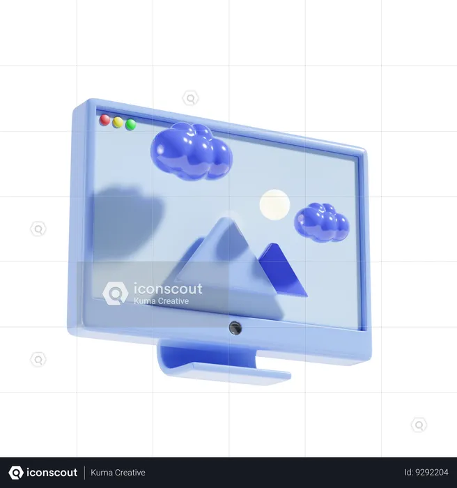 Art Display  3D Icon