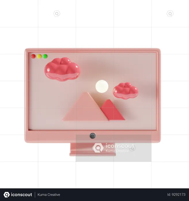 Art Display  3D Icon