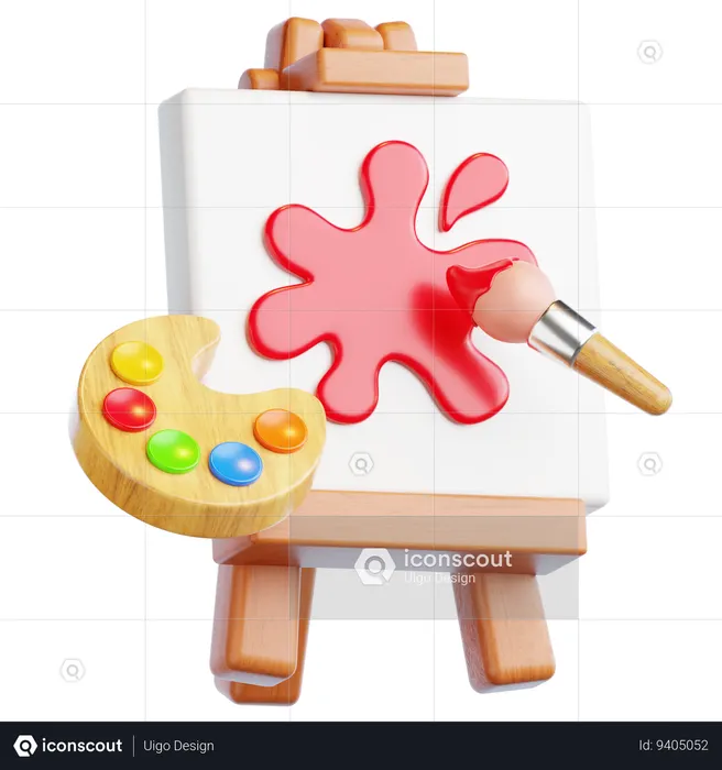 Art & Painting  3D Icon