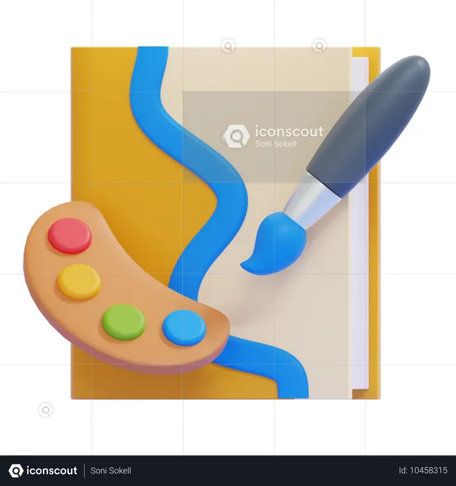 Arte  3D Icon